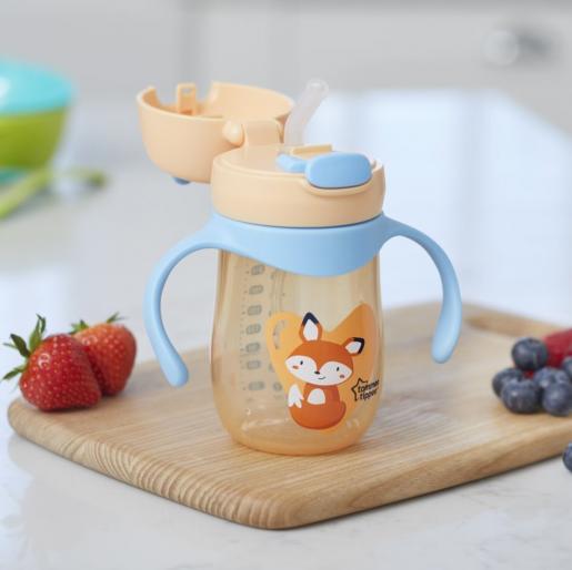 Tommee Tippee Weighted Straw 2-Handle Cup 240ml